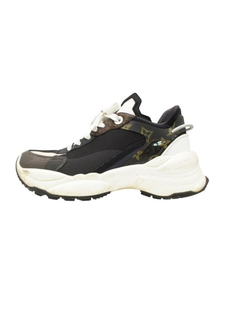 Louis Vuitton Sneakers Run 55 Line LV Circle Platform Dad Shoes Navy
